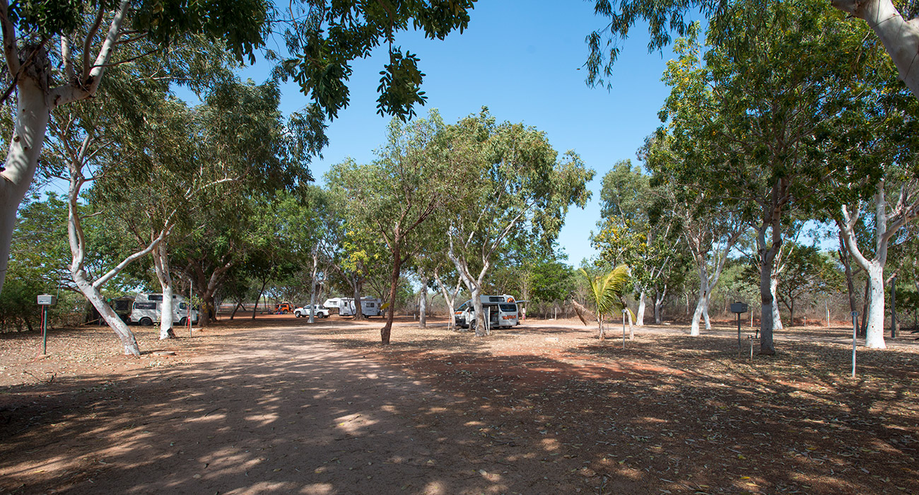 Broome Vacation Village camping area